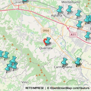 Mappa Via Alessandro Volta, 51039 Quarrata PT, Italia (7.487)