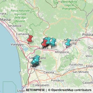 Mappa Loc. S. Vito, 55100 Lucca LU, Italia (9.94667)