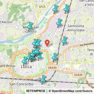 Mappa Via Saverio Bianchini, 55100 Lucca LU, Italia (1.03882)