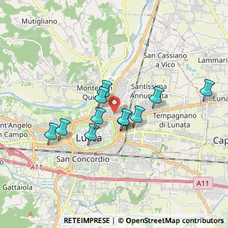 Mappa Via Saverio Bianchini, 55100 Lucca LU, Italia (1.50182)