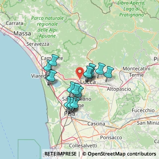 Mappa Via per Corte Bimbo, 55100 Lucca LU, Italia (10.94278)