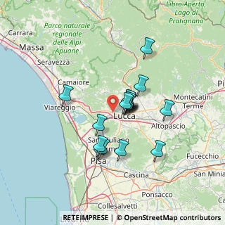 Mappa Via per Corte Bimbo, 55100 Lucca LU, Italia (10.50882)