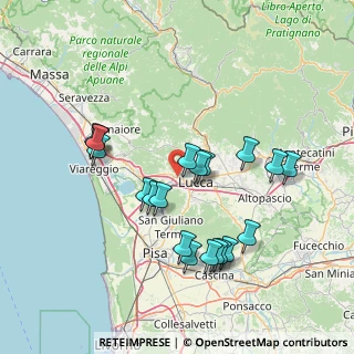 Mappa Via per Corte Bimbo, 55100 Lucca LU, Italia (15.033)