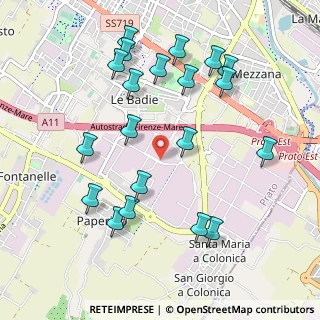 Mappa Via Lione, 59100 Prato PO, Italia (1.119)