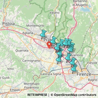 Mappa Via Lione, 59100 Prato PO, Italia (5.99286)