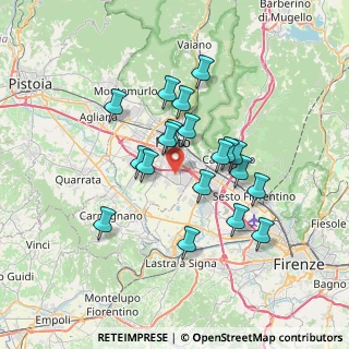 Mappa Via Lione, 59100 Prato PO, Italia (6.10526)