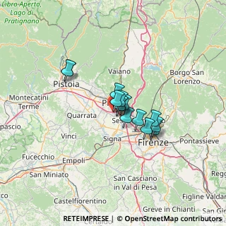 Mappa Via Lione, 59100 Prato PO, Italia (8.23643)