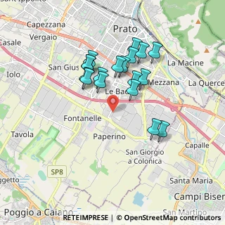 Mappa Via Schio, 59100 Prato PO, Italia (1.60111)