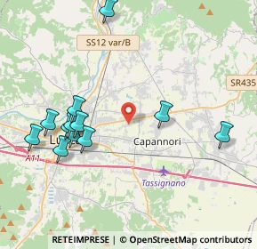 Mappa Via di Pulecino, 55100 Lucca LU, Italia (4.41917)