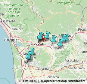 Mappa Via di Pulecino, 55100 Lucca LU, Italia (10.98917)