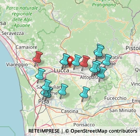 Mappa Via di Pulecino, 55100 Lucca LU, Italia (12.45118)