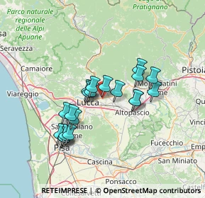 Mappa Via della Madonna Lunata, 55012 Capannori LU, Italia (11.919)
