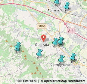 Mappa Via XXV Aprile, 51039 Quarrata PT, Italia (4.87273)