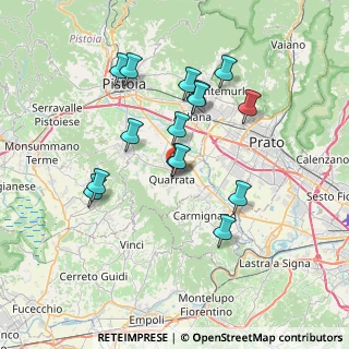 Mappa Via XXV Aprile, 51039 Quarrata PT, Italia (6.78933)