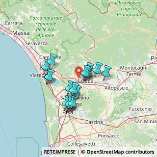 Mappa Picciorana, 55100 Lucca LU, Italia (10.96111)