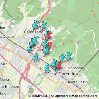 Mappa Via II Giugno, 50041 Calenzano FI, Italia (1.59)