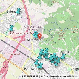 Mappa Via II Giugno, 50041 Calenzano FI, Italia (1.3565)