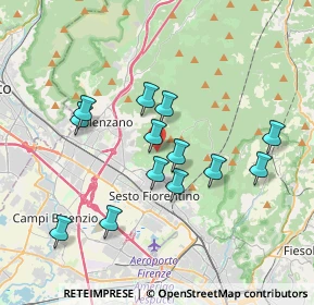 Mappa Via delle Croci, 50019 Sesto Fiorentino FI, Italia (3.41846)