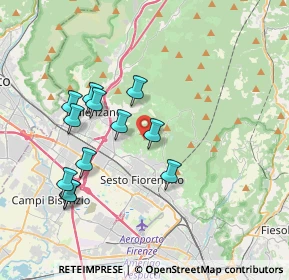 Mappa Via delle Croci, 50019 Sesto Fiorentino FI, Italia (3.66333)