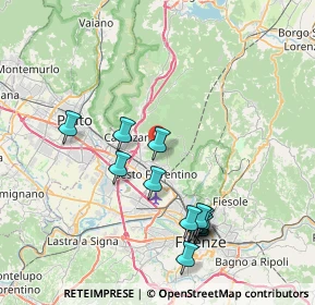 Mappa Via delle Croci, 50019 Sesto Fiorentino FI, Italia (8.10846)