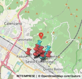 Mappa Via delle Croci, 50019 Sesto Fiorentino FI, Italia (1.82824)