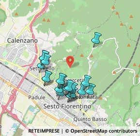 Mappa Via delle Croci, 50019 Sesto Fiorentino FI, Italia (1.72)