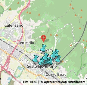 Mappa Via delle Croci, 50019 Sesto Fiorentino FI, Italia (2.02231)