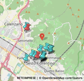 Mappa Via delle Croci, 50019 Sesto Fiorentino FI, Italia (1.8595)