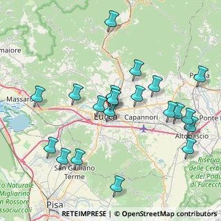 Mappa Via Nicola Farnesi, 55100 Lucca LU, Italia (8.8115)
