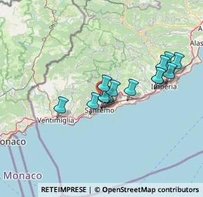 Mappa Strada Verezzo, 18038 Sanremo IM, Italia (11.54571)