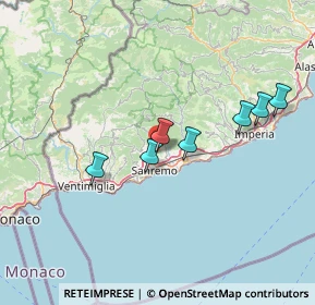 Mappa Strada Verezzo, 18038 Sanremo IM, Italia (42.835)