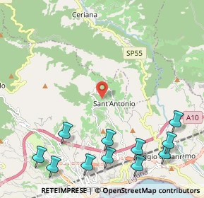 Mappa Strada Verezzo, 18038 Sanremo IM, Italia (3.05091)