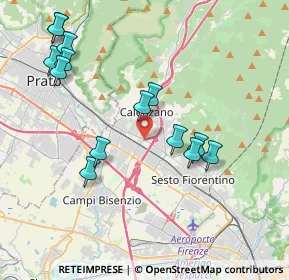 Mappa 50019 Calenzano FI, Italia (4.28786)