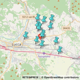 Mappa Via Guido Rossa, 55012 Capannori LU, Italia (2.70429)