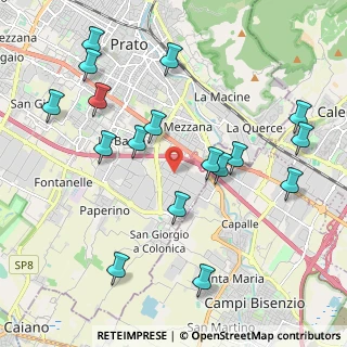 Mappa Via Traversa di Maiano, 59100 Prato PO, Italia (2.33706)