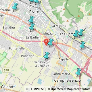 Mappa Via Traversa di Maiano, 59100 Prato PO, Italia (2.98182)
