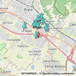Mappa Via Traversa di Maiano, 59100 Prato PO, Italia (1.34231)