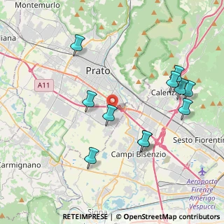 Mappa Via Traversa di Maiano, 59100 Prato PO, Italia (4.34727)