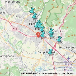 Mappa Via Traversa di Maiano, 59100 Prato PO, Italia (3.03636)