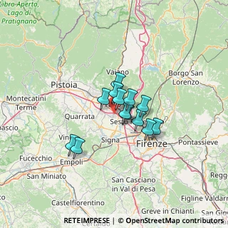 Mappa Via Traversa di Maiano, 59100 Prato PO, Italia (8.38308)