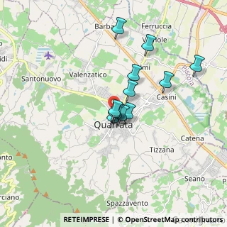 Mappa Via della Madonna, 51039 Quarrata PT, Italia (1.30667)
