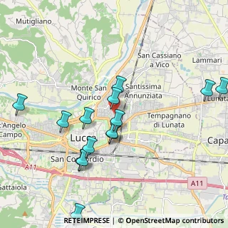 Mappa Via Ospedale, 55100 Lucca LU, Italia (2.195)
