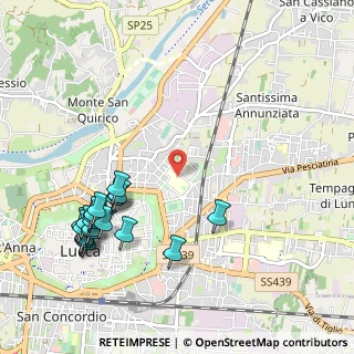 Mappa Via Ospedale, 55100 Lucca LU, Italia (1.259)