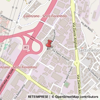 Mappa Via Baldanzese, 73, 50041 Calenzano, Firenze (Toscana)