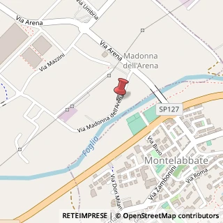Mappa Via Arena, 2, 61020 Sant'Angelo in Lizzola, Pesaro e Urbino (Marche)