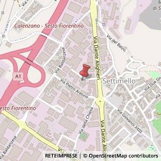 Mappa Via Carlo Goldoni, 25, 50041 Calenzano, Firenze (Toscana)