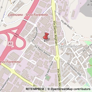 Mappa Via Carlo Goldoni, 20, 50041 Calenzano, Firenze (Toscana)