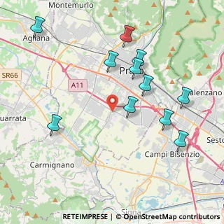 Mappa Via Castellano Dè Castellani, 59100 Prato PO, Italia (4.37455)