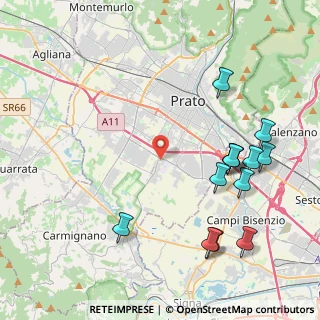 Mappa Via Castellano Dè Castellani, 59100 Prato PO, Italia (4.98308)