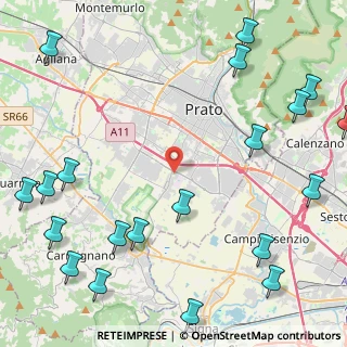 Mappa Via Castellano Dè Castellani, 59100 Prato PO, Italia (6.6725)